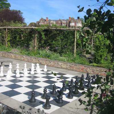 Giant chess game at Burton Agnes Hall