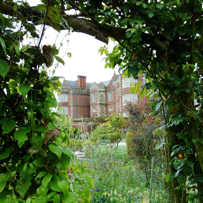 View of Burton Agnes Hall from the Gardens